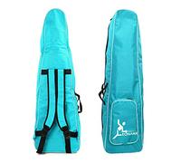 LEONARK Bolsa de Almacenamiento de esgrima para Equipo de Espada, Sable y florete - Mochila portátil para esgrima, Espada, Traje y máscara (Lago Azul)
