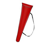LEONARK Bolsa de Hombro de esgrima de Doble Espada para Espada de Aluminio y Sable - Hema Longsword Bag Cover Case para Armas de esgrima (Rojo)