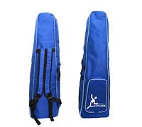 LEONARK Bolsa de Ruedas con Barra de Tiro para Espada y Espada - Estuche de Carrito para Traje y máscara de Espada de esgrima - Bolsa de Almacenamiento para esgrima de Adultos y niños (Blue A)