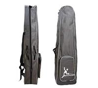 LEONARK Bolsa de ruedas con barra de tiro para espada y espada - Estuche de carrito para traje y máscara de espada de esgrima - Bolsa de almacenamiento para esgrima de adultos y niños (Gray A)