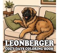 Leonberger Coloring Book: 62 Cute & Cozy Leonberger Coloring Pages for Kids and Adults | Indoor, Garden, Beach & Park Adventures | Bold and Easy Designs for Relaxation and Stress Relief