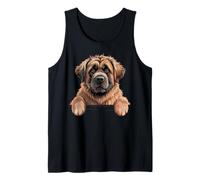 Leonberger, Lindo Amante de los Perros Leo Que se asoman Camiseta sin Mangas