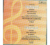 Leoncavallo ; I Pagliacci -Horne del Monaco . de Fabritiis/ Amara del Monaco , Mitropoulos (2 CDs)