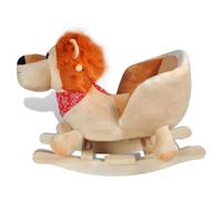 Leoncito Balancín Mecedora Bebé Peluche | Asiento acolchado,cuerpo afelpado,diseño león,12 a 36 meses,peso máximo 25 kg