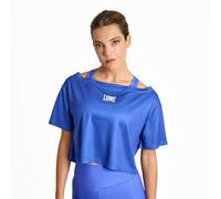 Leone 1947, ABX145 Camiseta Corta tee Crop Mujer, Azul Amparo, XS