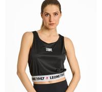 Leone 1947, ABX211 - Camiseta Corta de Tirantes para Mujer, Color Negro, Talla XS