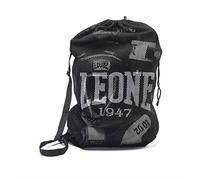 LEONE 1947 Bolsa de deporte de malla, color negro, talla única