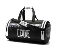 Leone 1947 - Bolsa de deporte Iconic, color negro - Bolsa de entrenamiento, gimnasio, bolsa deportiva para fitness, artes marciales, viajes