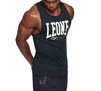 LEONE 1947, Camiseta Sin Mangas Con Logo, Hombre, Negro, S, ABX101