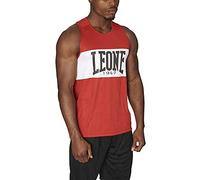 Camiseta Leone 1947 Shock sin mangas rojo blanco - XL