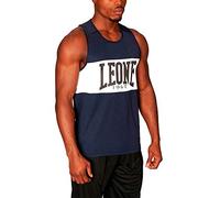 Camiseta Leone 1947 Shock sin mangas azul marino blanco - S