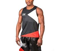 Leone 1947 Fighter Life - Camiseta de Tirantes para Hombre, Hombre, Camiseta de Boxeo., AB210, Negro, M