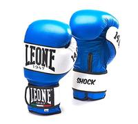 LEONE 1947 GN047 Shock Boxing Gloves-GN047, Unisex Adulto, Azul, 16Oz