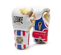 Leone 1947, Guantes Boxe Thai Style 10OZ Blanco