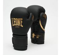 Leone 1947 Guantes Boxeo Unisex Negro Y Oro, Boxeo 10OZ (Negro / Oro)