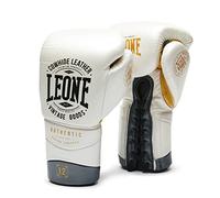 Leone 1947 Guantes DE Boxeo Authentic 2 blancos/14 oz, GN116L
