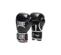 LEONE Guantes Boxeo Flash Negro Black Muay Thai Kick Boxing GN083