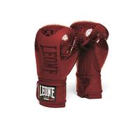 LEONE 1947, Guantes de Boxeo Maori GN070, Color Burdeos, 12 onzas