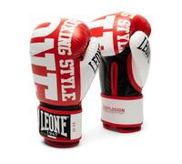 Leone 1947 Guantes de Boxeo, Modelo Explosion Rojo Rojo Talla:16 Oz