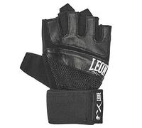 LEONE 1947, Guantes de Fitness Extrema Unisex Adulto, Negro L/XL GK201