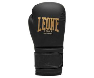 LEONE 1947 GUANTONES BOXE GN059 BG BLACK & GOLD NEGRO (12)
