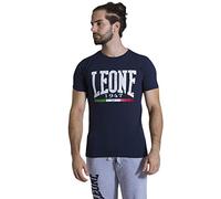 Leone 1947 Leone - Camiseta de Manga Corta para Hombre Apparel - Azul Marino (10), S.
