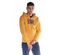 LEONE 1947 Leone - Sudadera con Capucha y Cremallera Apparel para Hombre - Oro Viejo (36), Metro.