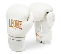 LEONE 1947 Negro&Blanco Guantes de Boxeo GN059, Unisex Adulto, Blanco, 10 oz