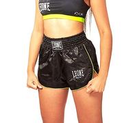 LEONE 1947, Pantalón Corto Kick-Thai Básico W, Mujer, Negro, XS, AB801