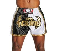 LEONE 1947, Pantalón Thai SIAM Blanco-Negro/L, Unisex Adulto - AB875