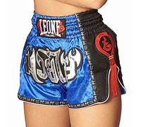 LEONE 1947, Pantalones Cortos Bangkok Kick-Thai, Unisex Adulto, Azul, L, AB754