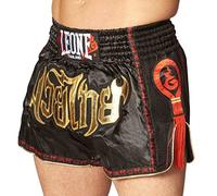 LEONE 1947, Pantalones Cortos Bangkok Kick-Thai, Unisex Adulto, Negro, XL, AB754