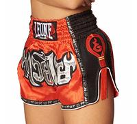 LEONE 1947, Pantalones Cortos Bangkok Kick-Thai, Unisex Adulto, Rojo, L, AB754