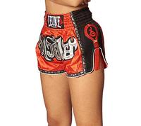 LEONE 1947, Pantalones Cortos Bangkok Kick-Thai, Unisex Adulto, Rojo, S, AB754