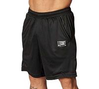 LEONE 1947, Pantalones Cortos Con Logotipo, Negro, M, ABX112