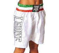 LEONE 1947, Pantalones Cortos De Boxeo, Blanco, M, AB733