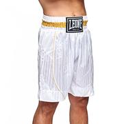 LEONE 1947, Pantalones Cortos De Boxeo De Primera Calidad, Unisex Adulto, Blanco, S, AB240