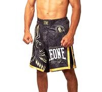 LEONE 1947, Pantalones Cortos De Mma Legionarivs Ii, Unisex Adulto, Negro, XXL, AB790