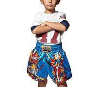 LEONE 1947, Pantalones Cortos Thai Jr Hero, Unisex Niño/a, Ciel Azul, L, ABJ02