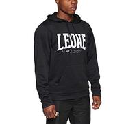 LEONE 1947 Felpa con Cappucha, Logo Sudadera, Unisex Adulto, Negro, M