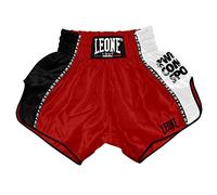 LEONE 1947 Training, Pantalones cortos Kick-thai Unisex adulto, Rojo, S