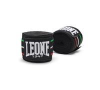 LEONE 1947 Flag On Black, Vendajes Unisex Adulto, Bandera Italiana, 3,5 m