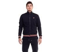 Leone - Chándal para hombre con cuello de pie y cremallera Welcome Back, Black (09), XXL