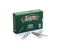 Leone dell'Era 199966 - Pinzas niqueladas de 58 mm, paquete de 100 unidades