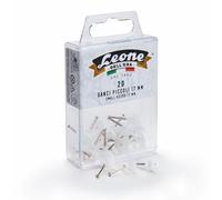 Leone Dell'Era 20 ganchos pequeños colgar cuadros con alfileres de acero templado - Caja colgante - Fabricado en Italia