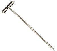 Leone Dell'Era ITT32 - Alfileres en T, hierro niquelado, 1,15 x 51, 227 unidades