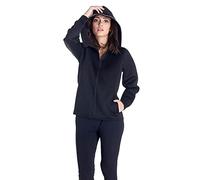 Leone - Felpa da Donna Neoprene con Cappuccio Shine On - Negro (09), L