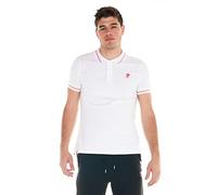 LEONE - Polo de Hombre Manga Corta 1947 Apparel Linea Bold Colour, Optic White (00), XXL