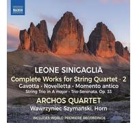Leone Sinigagli Leone Sinigaglia: Complete Works for Stri (CD) (Importación USA)