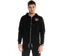 Leone - Sudadera Leone para hombre con cremallera completa Winter Gold, Black (09), Medium